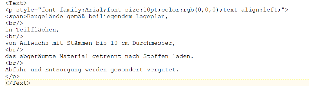 Langtext Schlank
